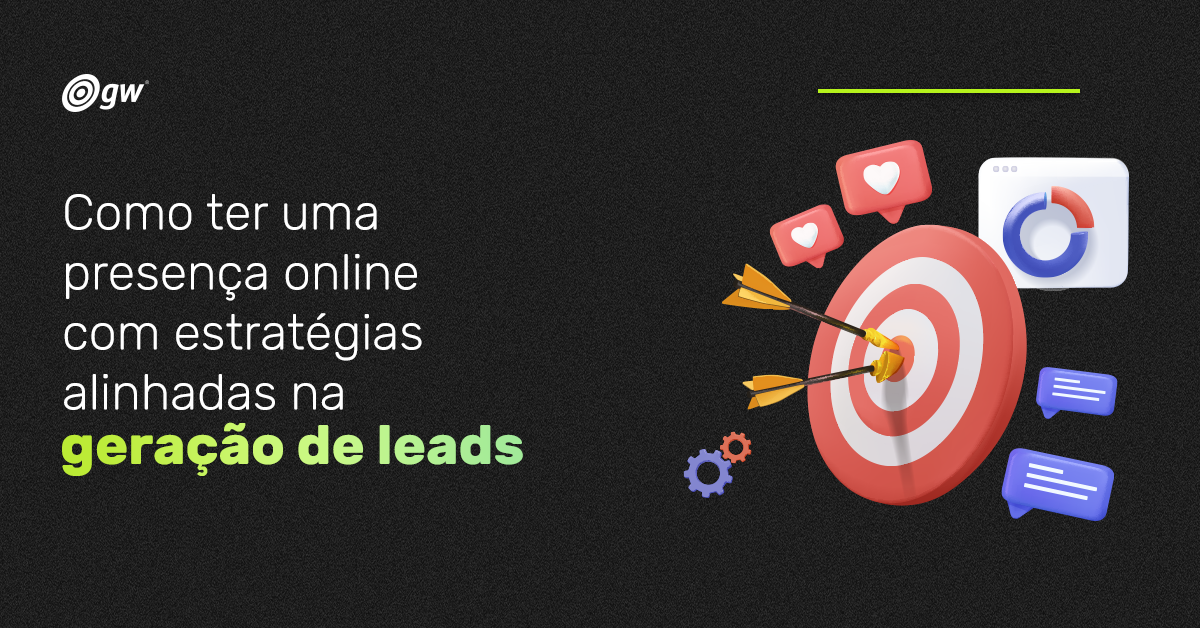 presença online alinhada a geração de leads