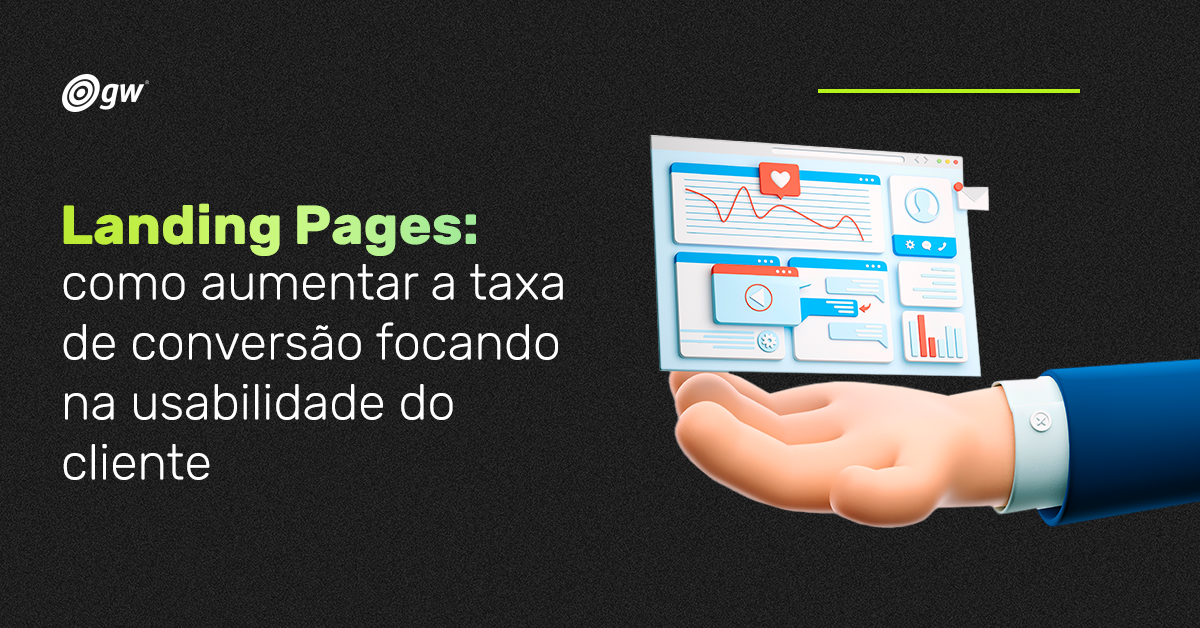 ilustração de uma tela com dados e gráficos